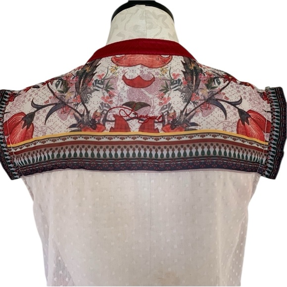 Desigual Oman blouse tunic size medium - Picture 8 of 9